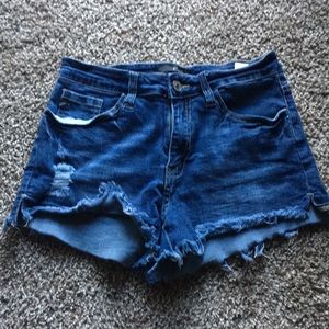 denim shorts